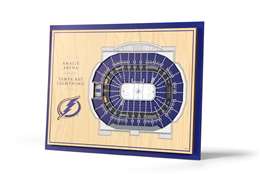 Tampa Bay Lightning 5 Layer 3D Stadium View Wall Art