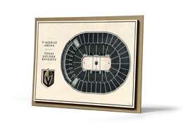 Vegas Golden Knights 5 Layer 3D Stadium View Wall Art