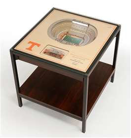 Tennessee Volunteers 25 Layer 3D Stadium View Lighted End Table