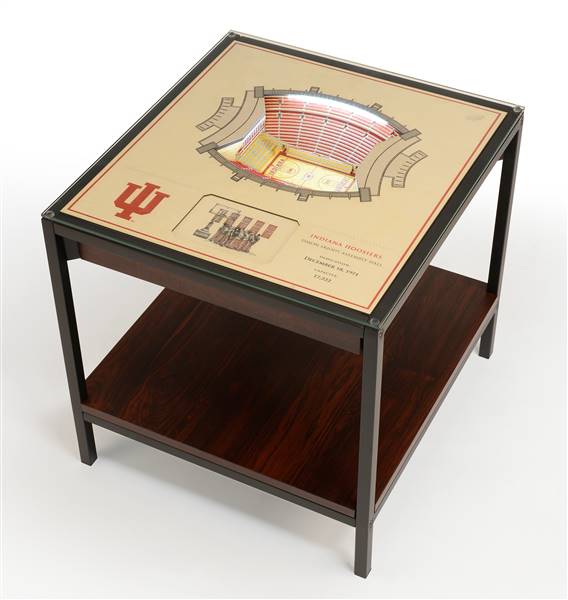 Indiana Hoosiers 25 Layer 3D Stadium View Lighted End Table