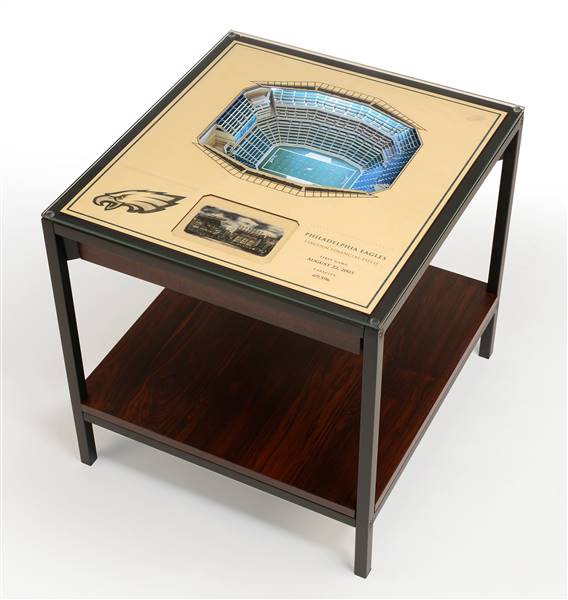 Philadelphia Eagles 25 Layer 3D Stadium View Lighted End Table