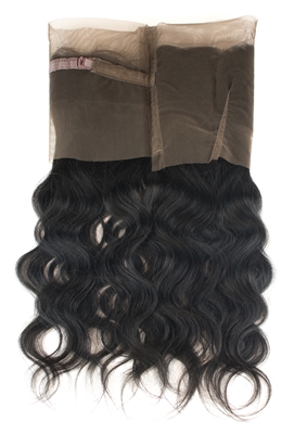 100% Virgin Remy Human Hair 360Â° Lace Frontal Closure - Body Wave