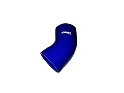 Torque Solution 45 Degree Silicone Elbow: 2.75" Blue Universal