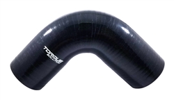 Torque Solution 90 Degree Silicone Hose Elbow: 2" Black Universal