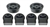 Torque Solution Exhaust Hanger Mount Kit: Honda Civic & SI 2016+ Coupe
