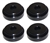 Torque Solution Billet Rear Differential Mount Inserts: Mitsubishi Evolution VIII-IX 2003-2006