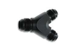 Torque Solution Adapter Fitting: -6AN Flare Y to Dual -6AN Flare