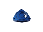 Torque Solution Blow Off BOV Sound Plate (Blue): Kia Optima 2.0T