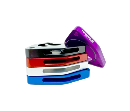 Torque Solution V2 Blow Off BOV Sound Plate (Red): McLaren M838T / M840T Engines