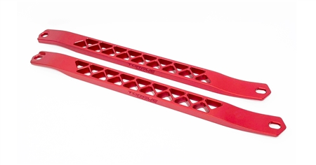 Torque Solution Billet Strut Cross Braces (Red): Toyota GR Supra MKV A90 / A91