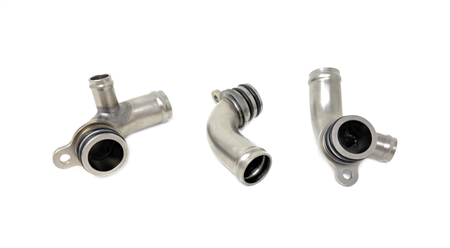 Torque Solution Engine Coolant Pipe Kit: Porsche 997 Turbo / GT2 / GT2RS