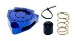 Torque Solution Blow Off BOV Sound Plate (Blue): Kia Forte KOUP Turbo 2014+