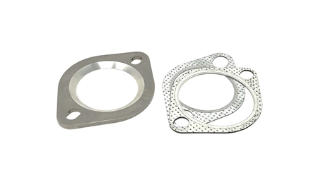 Torque Solution 3" DP To  2.5" Exhaust Adapter: Ford Fiesta ST / Focus ST
