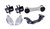 Torque Solution Engine / Trans / Silver Pitch Mount Kit w/ Mount Plates: Subaru WRX 2006-2015 / STI 2006-2016
