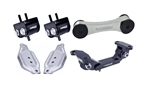 Torque Solution Engine / Trans / Silver Pitch Mount Kit w/ Mount Plates: Subaru WRX 2006-2015 / STI 2006-2016