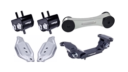Torque Solution Engine / Trans / Silver Pitch Mount Kit w/ Mount Plates: Subaru WRX 2006-2015 / STI 2006-2016