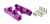 Torque Solution V2 Top Feed Fuel Rails (Purple): Subaru WRX 02-14, STI 07-20, LGT 08-12, FXT 06-13