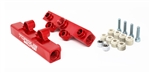 Torque Solution V2 Top Feed Fuel Rails (Red): Subaru WRX 02-14, STI 07-20, LGT 08-12, FXT 06-13