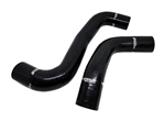 Torque Solution Silicone Radiator Hose Kit (Black): Subaru WRX 08-14 / STI 08-18 / Forester XT 09-13