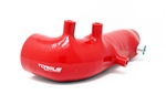Torque Solution Turbo Inlet Hose (Red): Subaru WRX 02-14, STI 04-18, LGT 05-2009, FXT 04-13