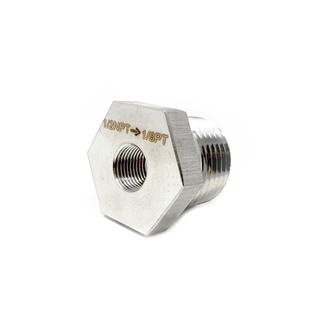 Torque Solution  Sensor Adapter Plug: 1/2 NPT to 1/8 PT