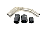 Torque Solution Top Mount Charge Pipe: Subaru WRX 22+ / Ascent 19-23 / OutbackÂ XTÂ 20+ - Titanium Brushed / Raw