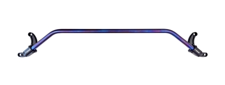 Torque Solution Strut Brace: Subaru WRX / STI 2008-2021 - Titanium Burnt Purple / Blue