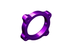 Torque Solution Throttle Body Spacer (Purple): Hyundai Genesis V6 3.8L 2013+