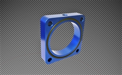 Torque Solution Throttle Body Spacer (Blue): Subaru BRZ / Scion FR-S 2013+