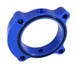 Torque Solution Throttle Body Spacer (Blue): Hyundai Genesis Coupe 2.0T 2013+