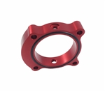 Torque Solution Throttle Body Spacer (Red): Hyundai Genesis Coupe 2.0T 2013+