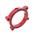 Torque Solution Throttle Body Spacer (Red): Chevy Camaro 2010-2014 6.2L