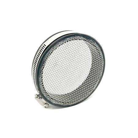 Torque Solution HD Turbo Screen Shield: Wire Mesh Filter for 4" Inlet / Pipe