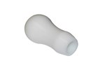 Torque Solution Delrin Tear Drop Tall Shift Knob (White): Universal 12x1.25