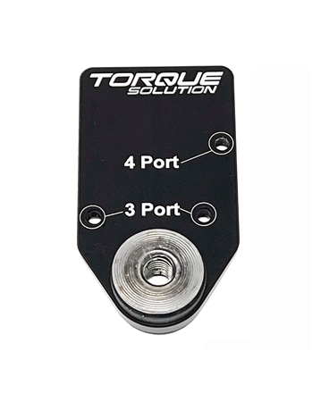 Torque Solution Billet MAC Valve Mount Bracket: Fits 3 or 4 Port MAC Solenoid Valves