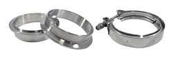 Stainless Steel V-Band Clamp & Flange Kit: 2" (50mm)
