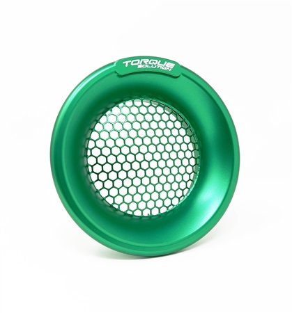 Torque Solution Turbo Velocity Stack Shield (Green): For 4" Inlet