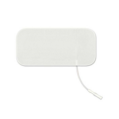 Rectangular White Foam Electrodes, 2" x 3.5" - 4 Pack