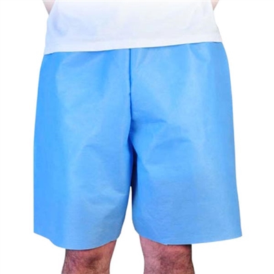 Exam Shorts, Blue - 50/Case