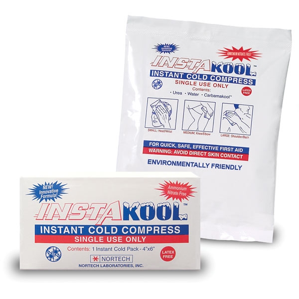 Insta-Kool Instant Cold Pack, Boxed, First Aid Kit Size 5" x 6"
