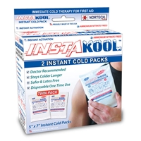 Insta-Kool Instant Cold Pack, TWIN Box, 5" x 7" Retail Box