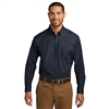 Men's Port Authority Long Sleeve Carefree Poplin Shirt