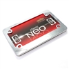 Classic Chrome Motorcycle License Plate Frame
