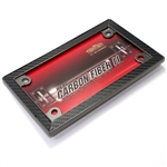 Carbon Fiber Motorcycle License Plate Frame
