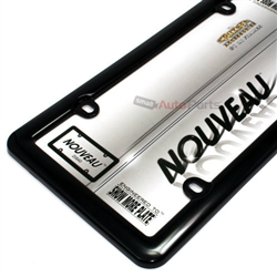 Plain Plastic ABS Black License Plate Tag Frame for Auto-Car-Truck