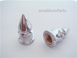 Chrome Spike Tire Valve Stem Caps