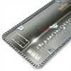 Clear Diamond Bling Crystals Chrome License Plate Tag Frame for Auto-Car-Truck