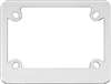 Motorcycle License Plate Frame MEXICO ONLY - Metal Chrome