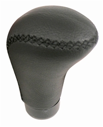 Universal Black Genuine Leather Stitch Shift Knob for Car-Truck-Hotrod Gear