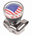 USA American Flag Steering Wheel Spinner Suicide Knob Handle for Car/Truck